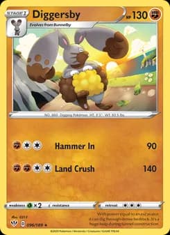 Diggersby — Darkness Ablaze — Rare