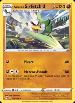 Galarian Sirfetch'd — Darkness Ablaze — Rare