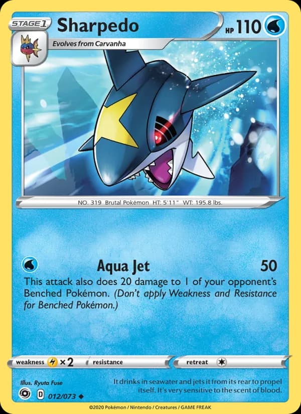 Sharpedo — Champion's Path, Uncommon