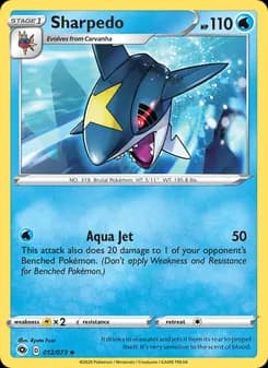 Sharpedo — Champion's Path — Uncommon