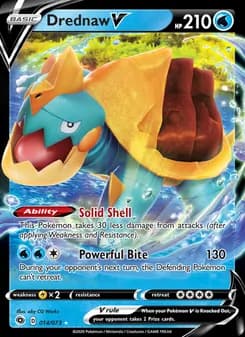 Drednaw V — Champion's Path — Holo Rare V