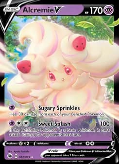 Alcremie V — Champion's Path — Holo Rare V