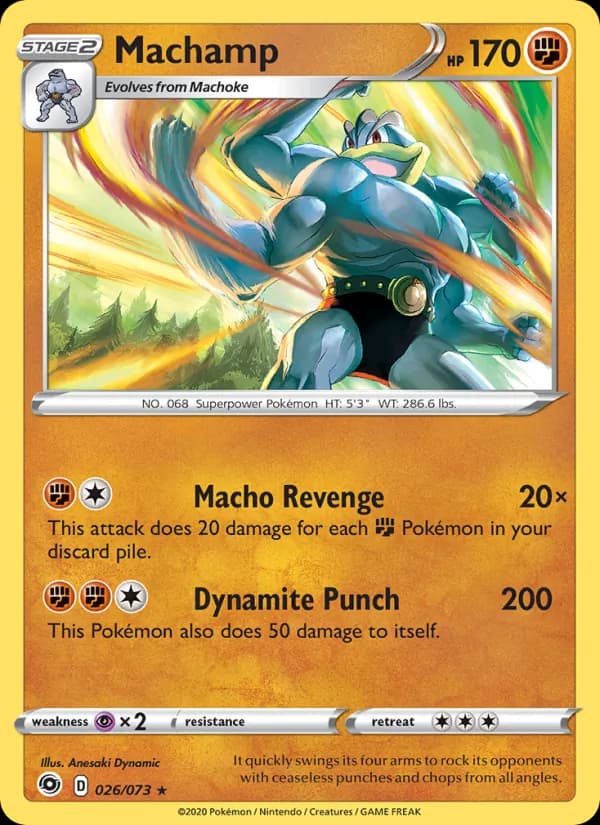 Machamp — Champion's Path, Holo Rare