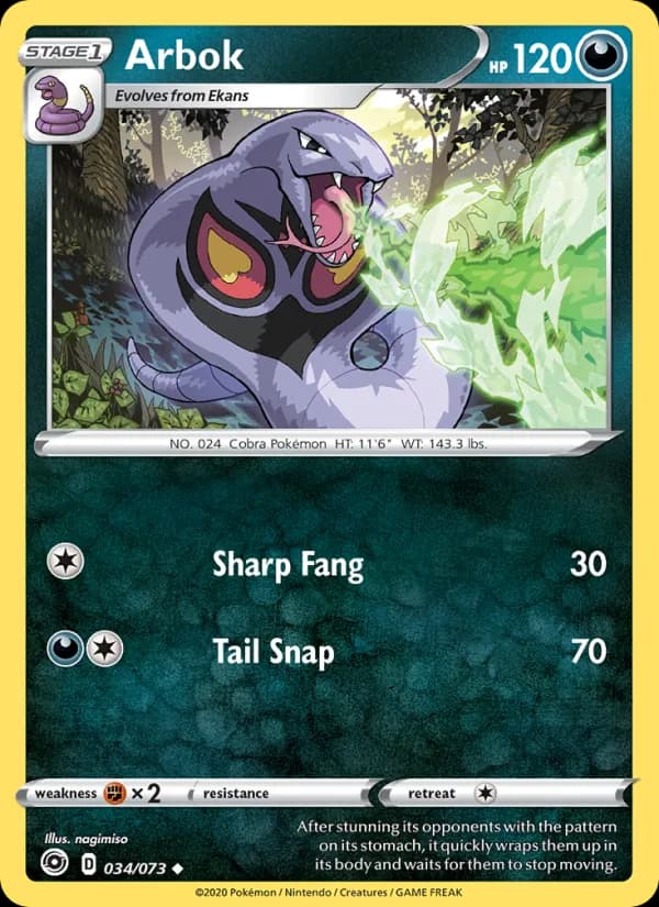 Arbok — Champion's Path, Uncommon