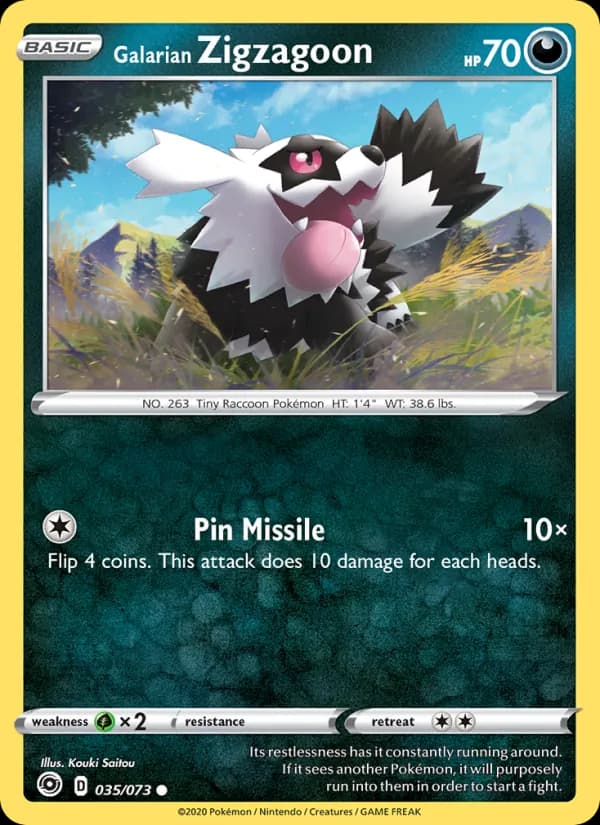 Galarian Zigzagoon — Champion's Path, Common