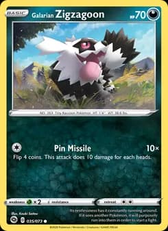 Galarian Zigzagoon — Champion's Path — Common