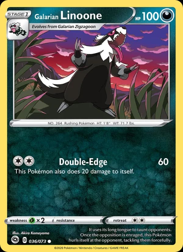Galarian Linoone — Champion's Path, Common