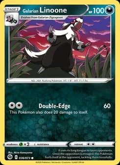 Galarian Linoone — Champion's Path — Common