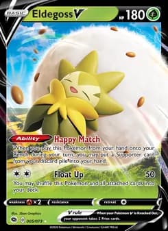 Eldegoss V — Champion's Path — Holo Rare V