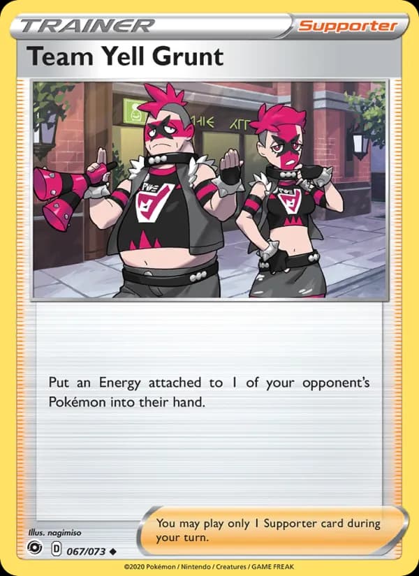 Team Yell Grunt — Champion's Path, Uncommon