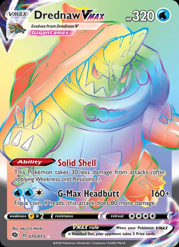 Drednaw VMAX — Champion's Path, Secret Rare