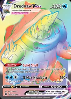 Drednaw VMAX — Champion's Path — Secret Rare