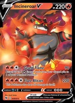 Incineroar V — Champion's Path — Holo Rare V