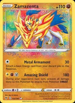 Zamazenta — Vivid Voltage — Amazing Rare