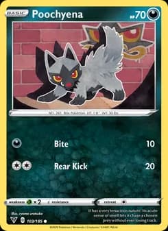 Poochyena — Vivid Voltage — Common