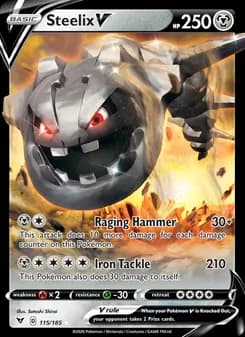 Steelix V — Vivid Voltage — Holo Rare V