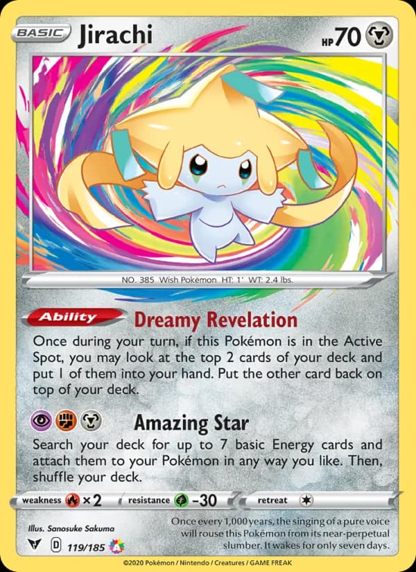 Jirachi — Vivid Voltage, Amazing Rare
