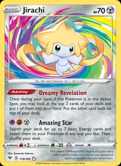 Jirachi — Vivid Voltage — Amazing Rare