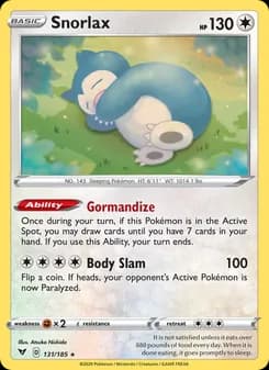 Snorlax — Vivid Voltage — Holo Rare