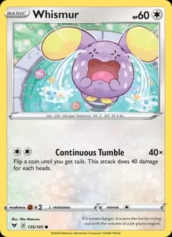 Whismur — Vivid Voltage — Common