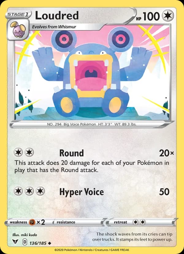 Loudred — Vivid Voltage, Uncommon