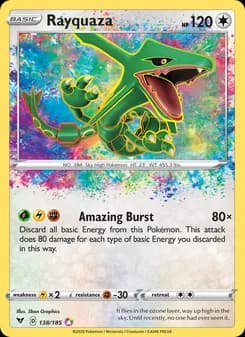 Rayquaza — Vivid Voltage — Amazing Rare