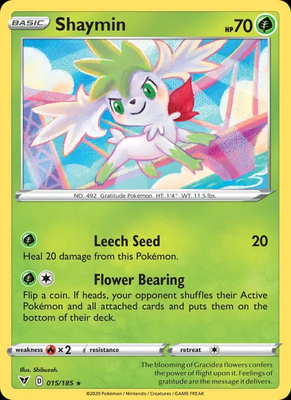Shaymin — Vivid Voltage, Holo Rare