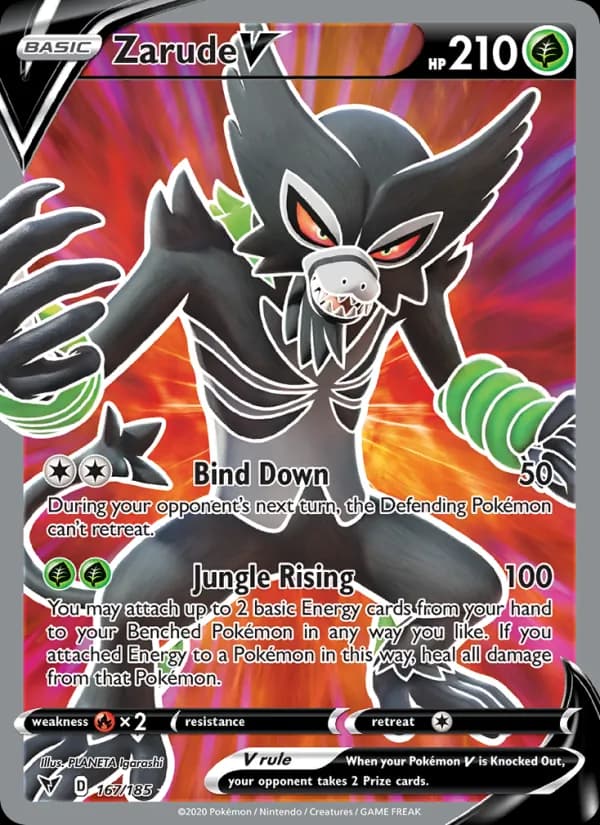 Zarude V — Vivid Voltage, Ultra Rare
