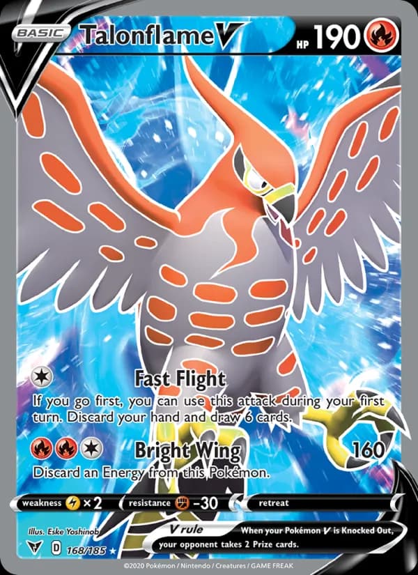 Talonflame V — Vivid Voltage, Ultra Rare