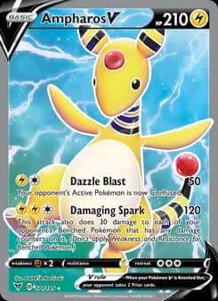 Ampharos V — Vivid Voltage — Ultra Rare