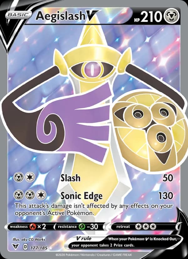 Aegislash V — Vivid Voltage, Ultra Rare
