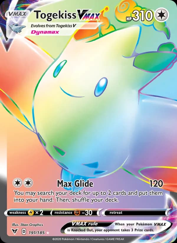 Togekiss VMAX — Vivid Voltage, Secret Rare