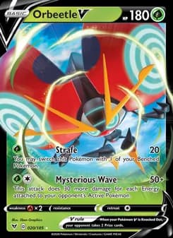Orbeetle V — Vivid Voltage — Holo Rare V