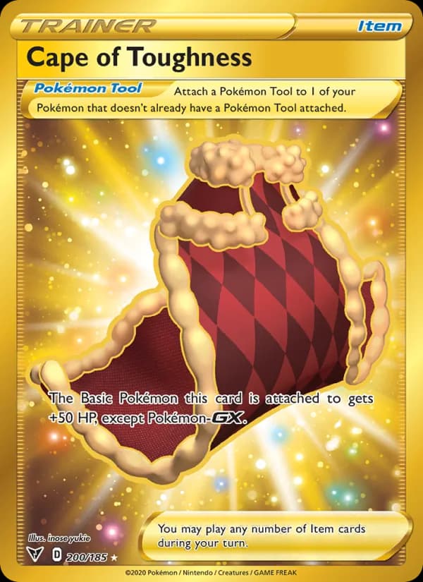 Cape of Toughness — Vivid Voltage, Secret Rare