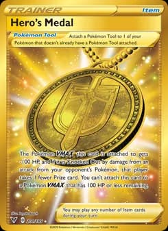 Hero's Medal — Vivid Voltage — Secret Rare