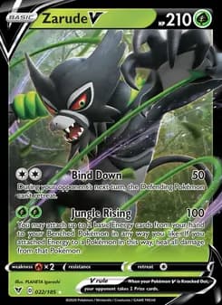 Zarude V — Vivid Voltage — Holo Rare V