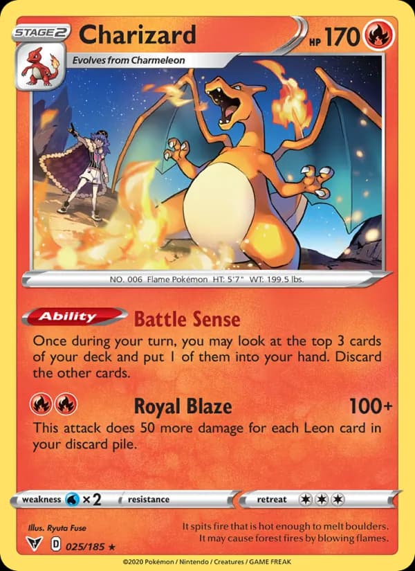 Charizard — Vivid Voltage, Rare
