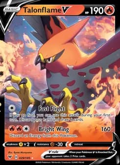 Talonflame V — Vivid Voltage — Holo Rare V