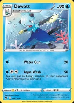 Dewott — Vivid Voltage — Uncommon