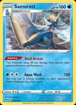 Samurott — Vivid Voltage — Rare