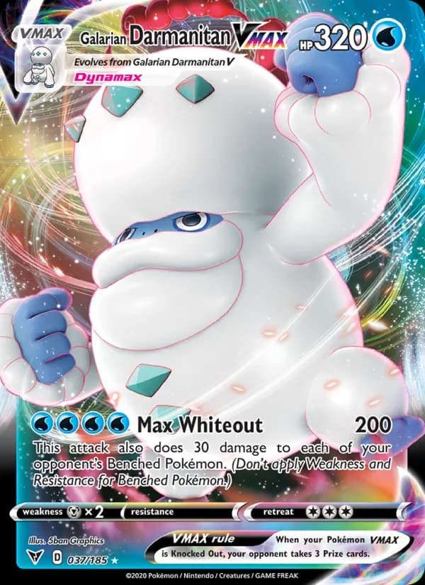 Galarian Darmanitan VMAX — Vivid Voltage, Holo Rare VMAX