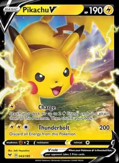 Pikachu V — Vivid Voltage — Holo Rare V