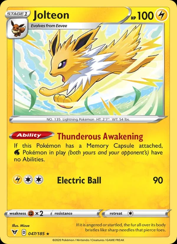 Jolteon — Vivid Voltage, Rare