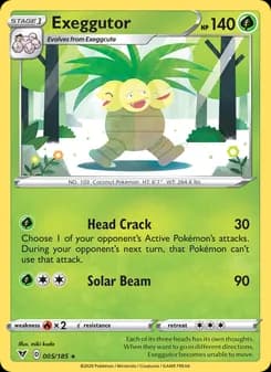 Exeggutor — Vivid Voltage — Rare