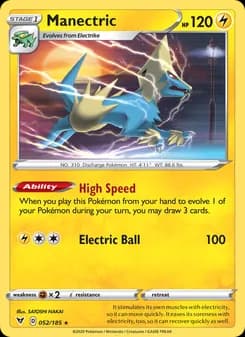Manectric — Vivid Voltage — Rare