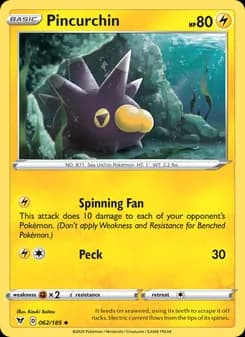 Pincurchin — Vivid Voltage — Uncommon