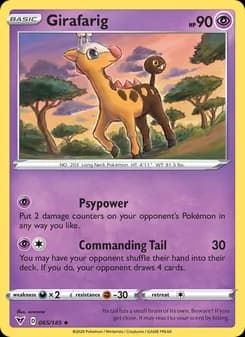 Girafarig — Vivid Voltage — Uncommon