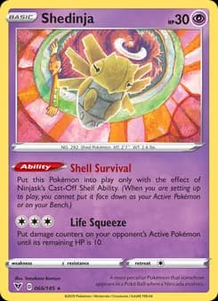 Shedinja — Vivid Voltage — Rare