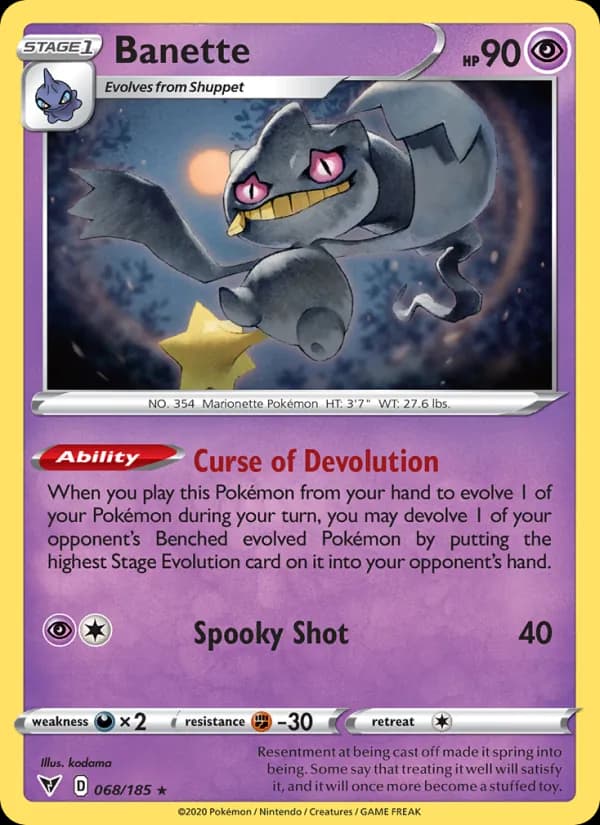 Banette — Vivid Voltage, Rare