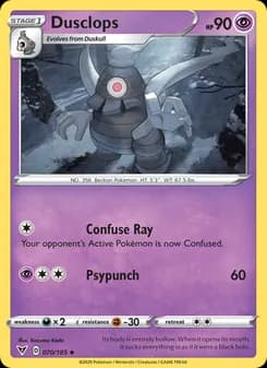 Dusclops — Vivid Voltage — Uncommon